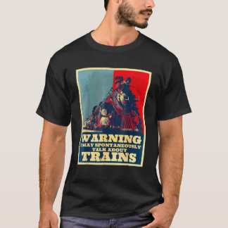 列車の蒸気機関について自発的に話す5月Lo Tシャツ