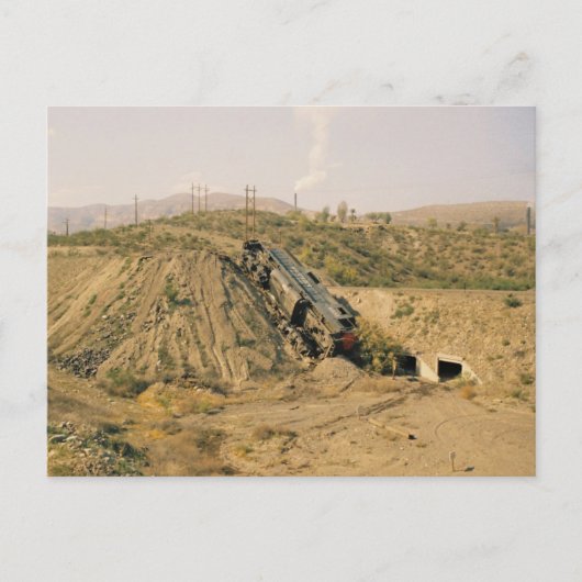 列車の衝突事故 ポストカード (正面)