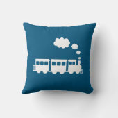 列車の装飾用クッション-あなたの色を選んで下さい! クッション (裏面)