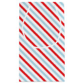 列車の誕生日のギフトバッグ スモールペーパーバッグ (裏面)