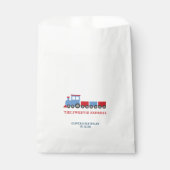 列車の誕生日パーティスウィートバッグ フェイバーバッグ (正面)