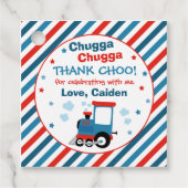 列車の誕生日パーティーデコルChugga Chugga Two Two フェイバータグ (正面)