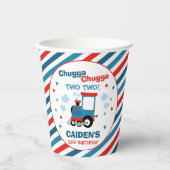 列車の誕生日パーティーデコルChugga Chugga Two Two 紙コップ (正面)