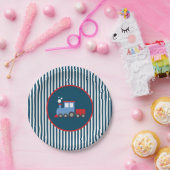 列車の誕生日パーティー紙プレート ペーパープレート (パーティー)