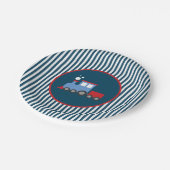 列車の誕生日パーティー紙プレート ペーパープレート (アングル)