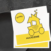 列車の誕生日パーティー スタンダードカクテルナプキン