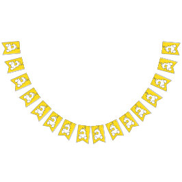 列車の誕生日パーティー バンティングフラッグ