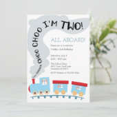 列車の誕生日招待状、列車の2番目の誕生日 招待状 (スタンド正面)