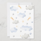 列車の赤ちゃんシャワー招待状、チュガボーイ赤ちゃんシャワー 招待状 (裏面)