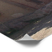 列車の車庫 ポスター (角)