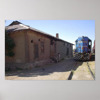 列車の車庫 ポスター