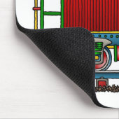 列車の車掌車車のマウスパッド マウスパッド (コーナー)