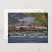 列車の運行 ポストカード (正面/裏面)