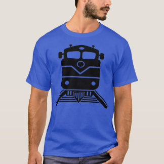 列車の運転デザイン鉄道機関車1 Tシャツ