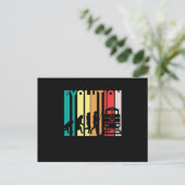 列車の運転手ギフトの進化 ポストカード (スタンド正面)