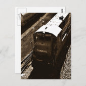 列車の郵便はがき ポストカード (正面/裏面)