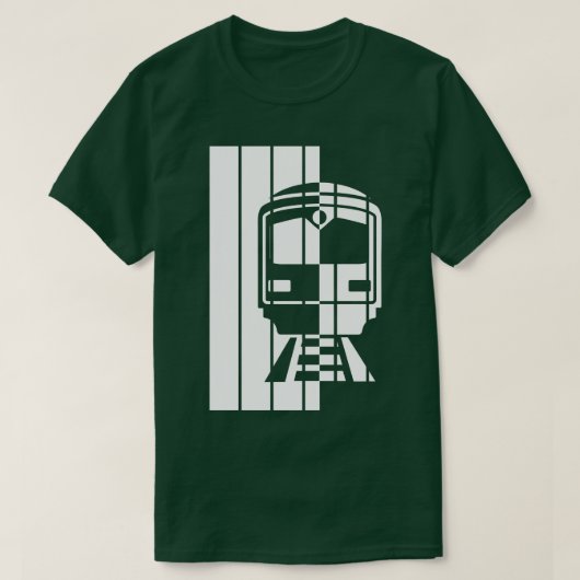 列車の鉄道の運転手16 Tシャツ (デザイン正面)