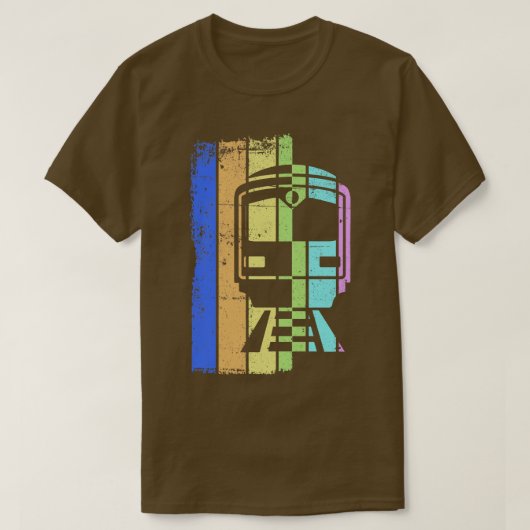 列車の鉄道の運転手22人 Tシャツ (デザイン正面)