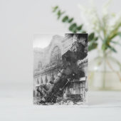 列車の難破船でモンパルナス葉書 ポストカード (スタンド正面)