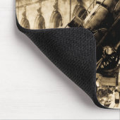 列車の難破船モンパルナス， 22 1895 10月 マウスパッド (コーナー)