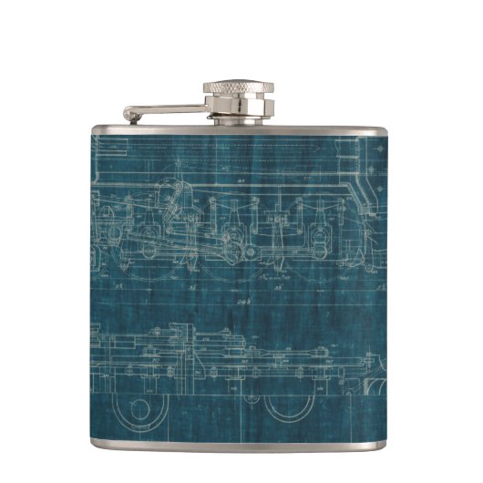 列車の青写真I フラスク (正面)