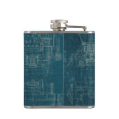 列車の青写真I フラスク (裏面)