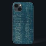 列車の青写真I iPhone 13ケース<br><div class="desc">家のDécor</div>