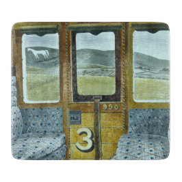 列車の風景(Eric Ravilious) カッティングボード