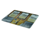 列車の風景(Eric Ravilious) カッティングボード (角)