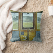 列車の風景(Eric Ravilious) クッション (ブランケット)