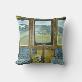 列車の風景(Eric Ravilious) クッション