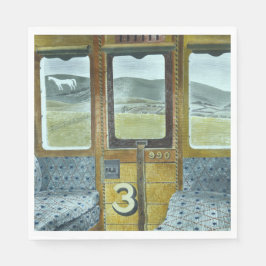 列車の風景(Eric Ravilious) スタンダードランチョンナプキン