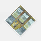 列車の風景(Eric Ravilious) スタンダードランチョンナプキン (角)