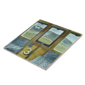 列車の風景(Eric Ravilious) タイル (側面)