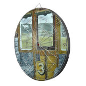 列車の風景(Eric Ravilious) ダーツボード (正面右)