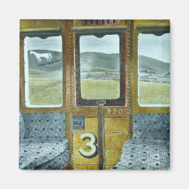 列車の風景(Eric Ravilious) マグネット