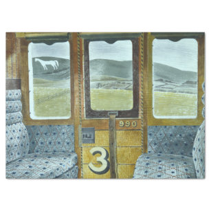 列車の風景(Eric Ravilious) 薄葉紙