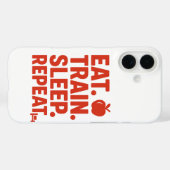 列車の食べスリープリピート電話壁紙 Case-Mate iPhoneケース (裏面 (横))