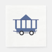 列車の馬車のナプキン スタンダードランチョンナプキン (正面)