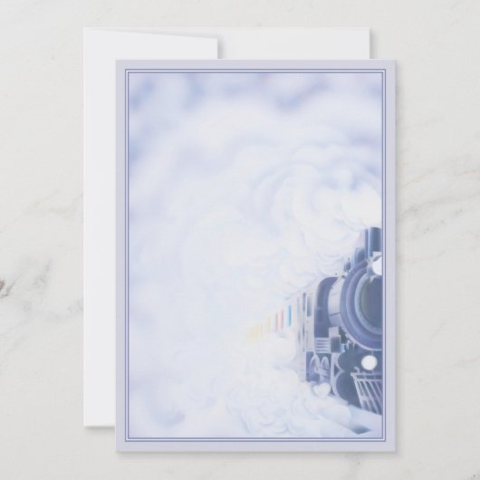 列車の© ノートカード (正面)