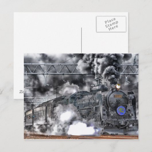 列車はがき ポストカード (正面/裏面)