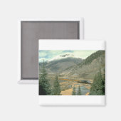 列車はレヴィの後にアニマス川を渡っている マグネット (正面/裏面)