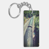 列車は、トラックで キーホルダー (正面左)