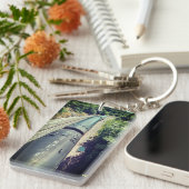 列車は、トラックで キーホルダー (正面右)