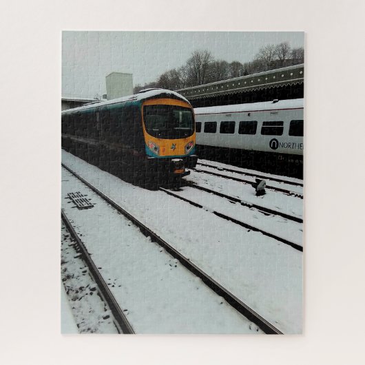 列車は、トラックで ジグソーパズル (縦)