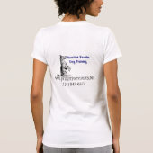 列車は、不平を言いません! Tシャツ (裏面)