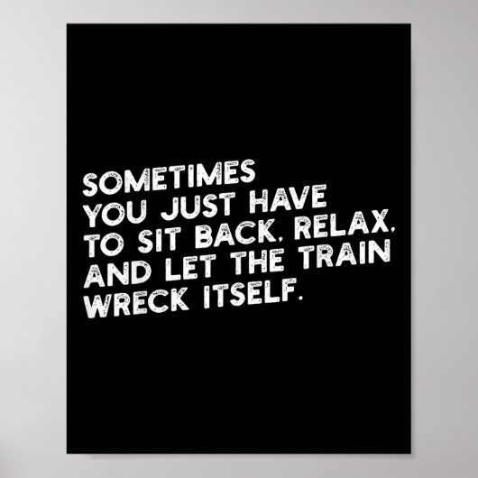 列車を形而上学的に壊おもしろいす ポスター (正面)