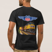 列車を待つ UNION PACIFIC Tシャツ (裏面)