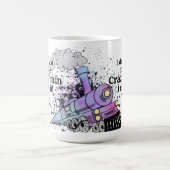 列車を操縦熱狂するする コーヒーマグカップ (中央)