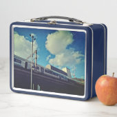 列車を見上げて メタルランチボックス (インサイチュ)